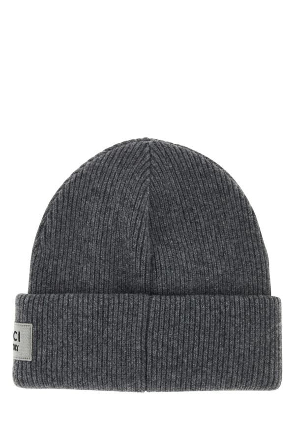 Gucci Woman Grey Wool Beanie Hat - 2