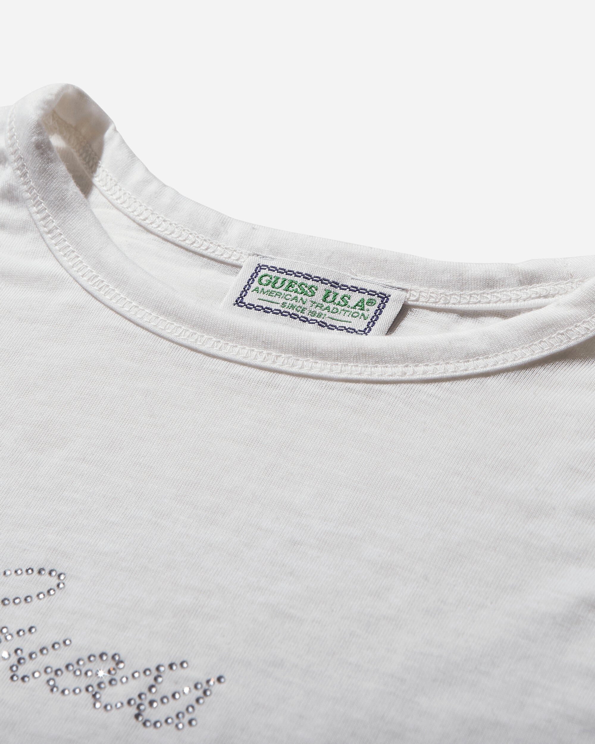 Women's Classic Logo Baby Tee Alabaster White - 3