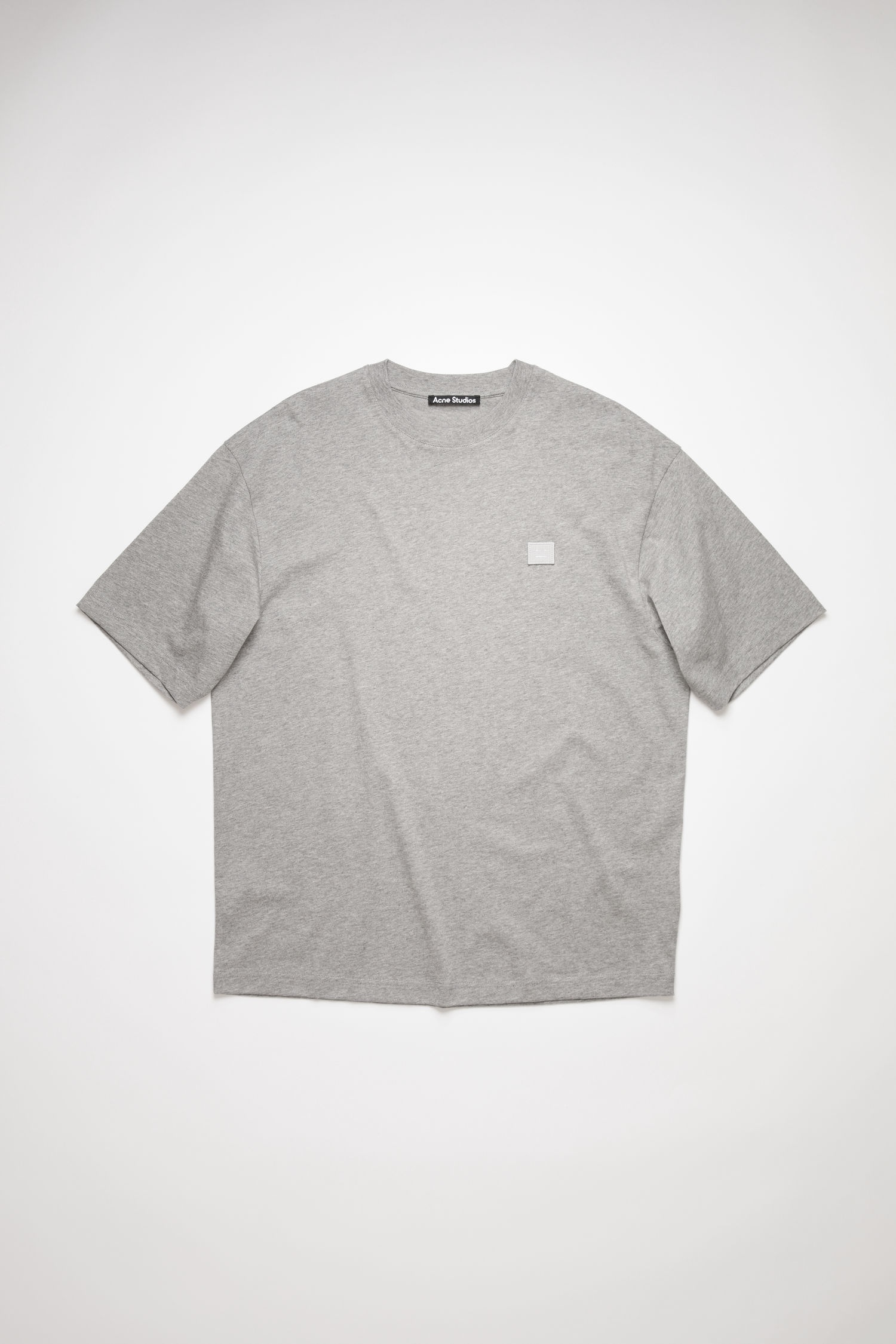 Relaxed fit t-shirt - Light Grey Melange - 1