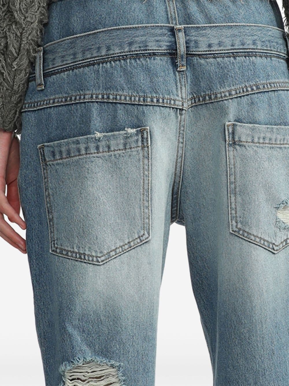 Beria high-rise straight-leg jeans - 5