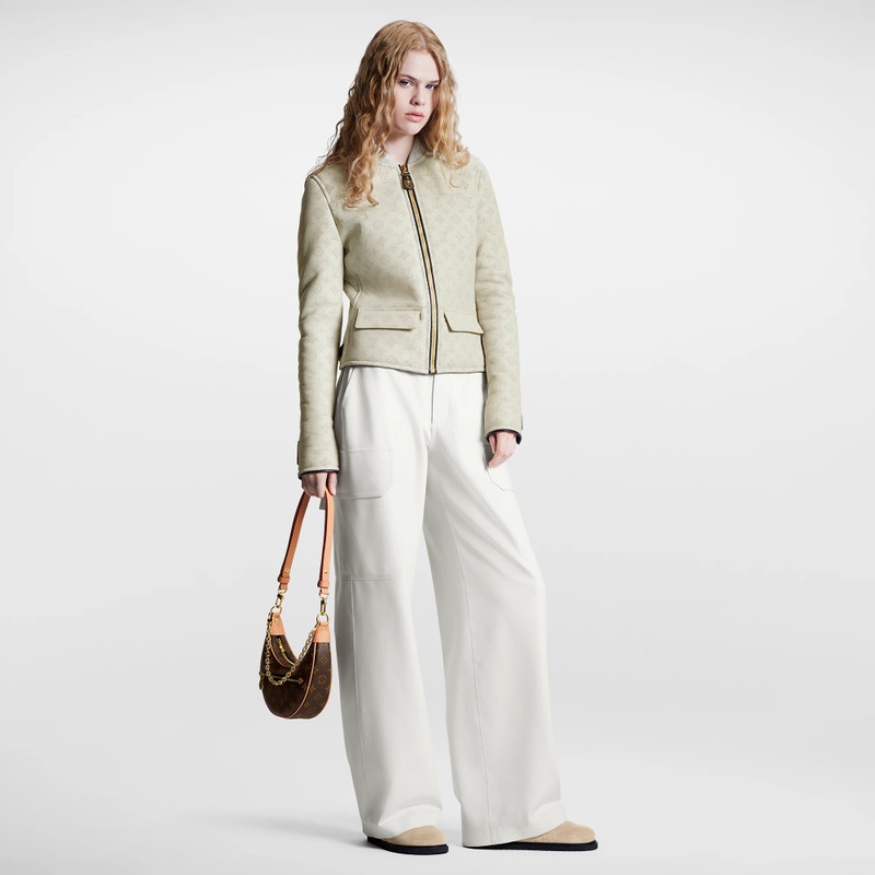 Louis Vuitton Sporty Mahina Monogram Leather Jacket outlook