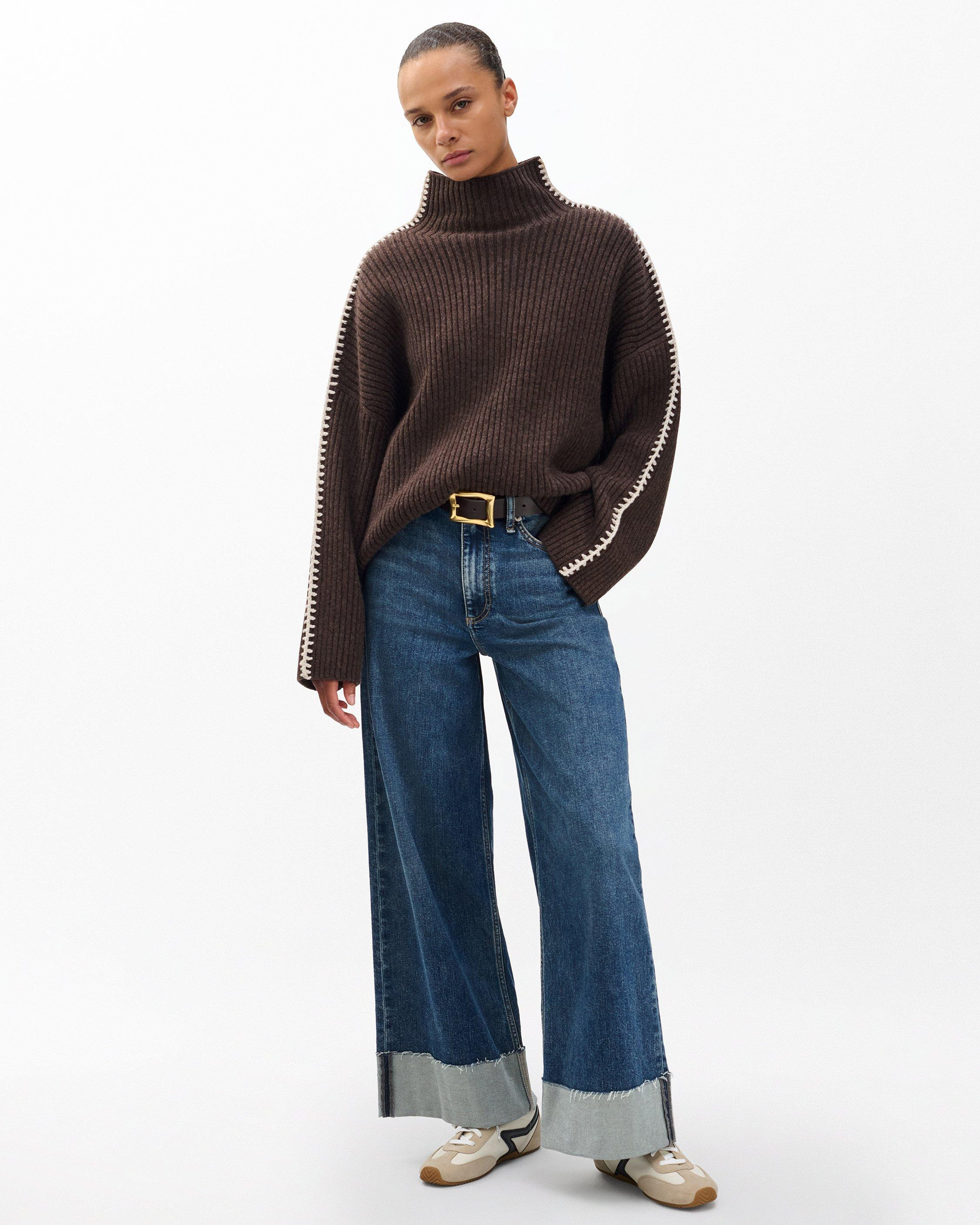 Sofie Cuffed Wide-Leg Jeans
Vintage Stretch in Lee - 2