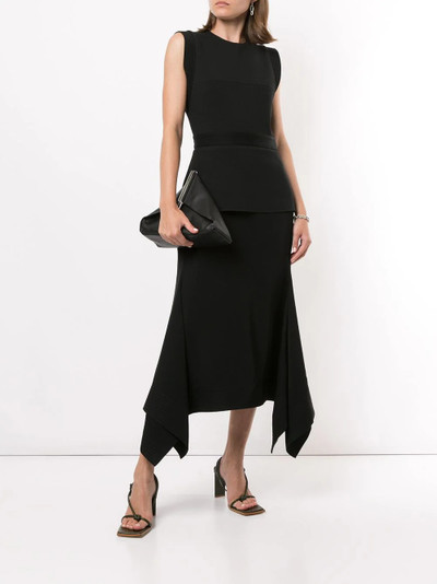 Dion Lee belted stitch drape dress outlook