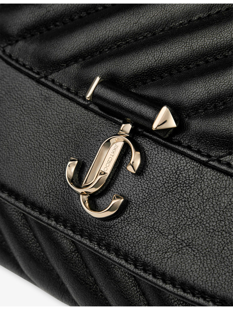 JIMMY CHOO Curve Medium Leather Cross-Body Bag outlook