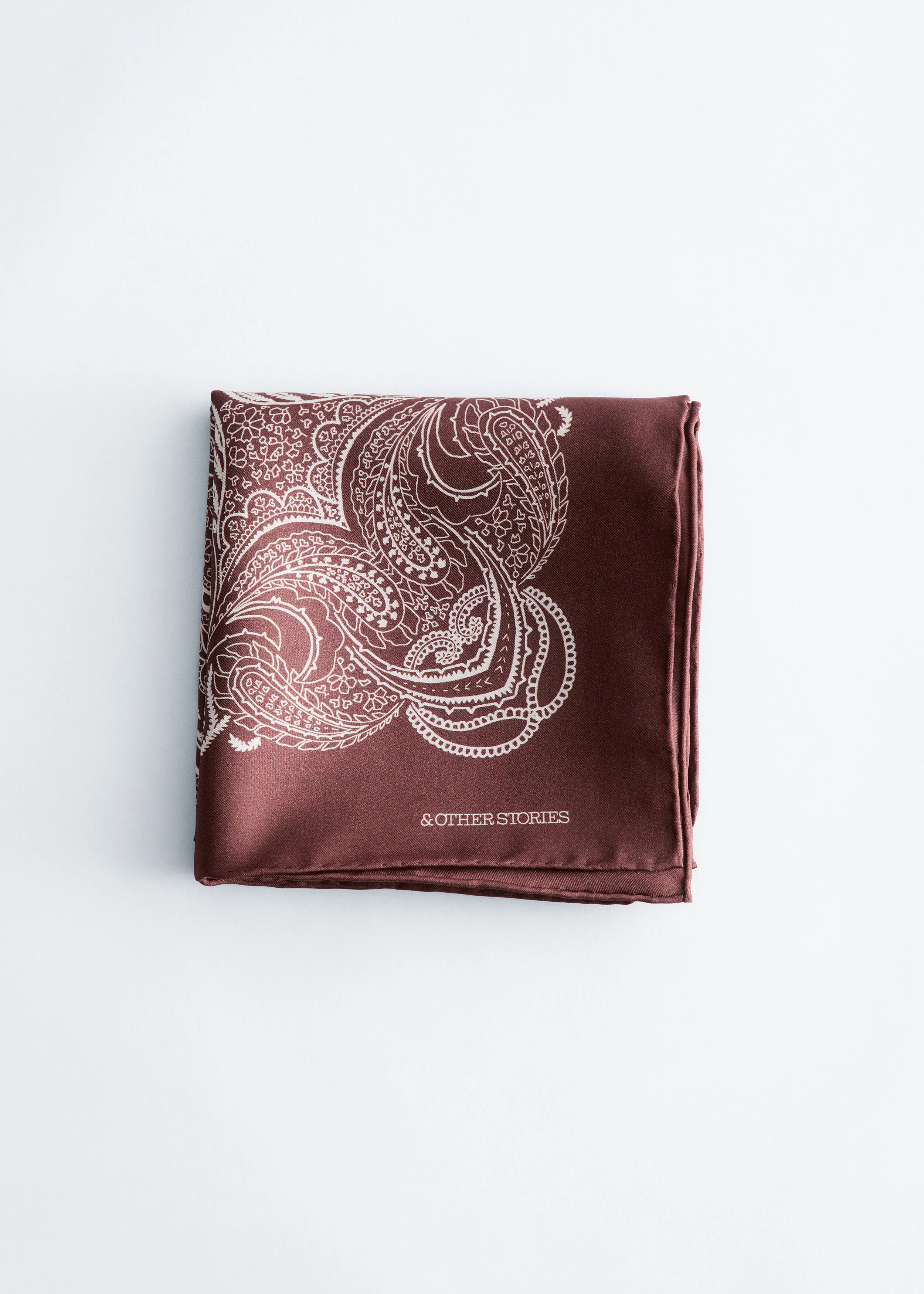 Paisley Silk Scarf - 1