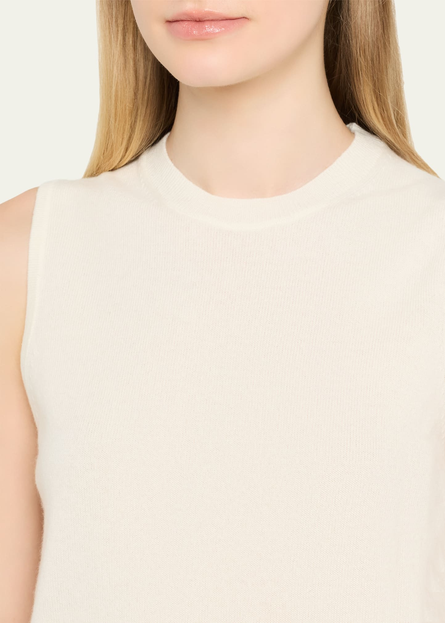 Cashmere Knit Shell Top - 5