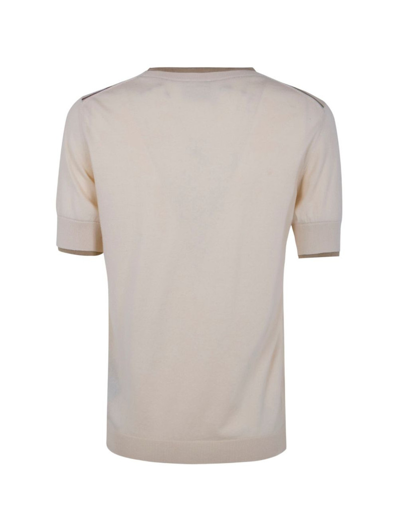 Paul Smith contrasting-trim T-shirt outlook
