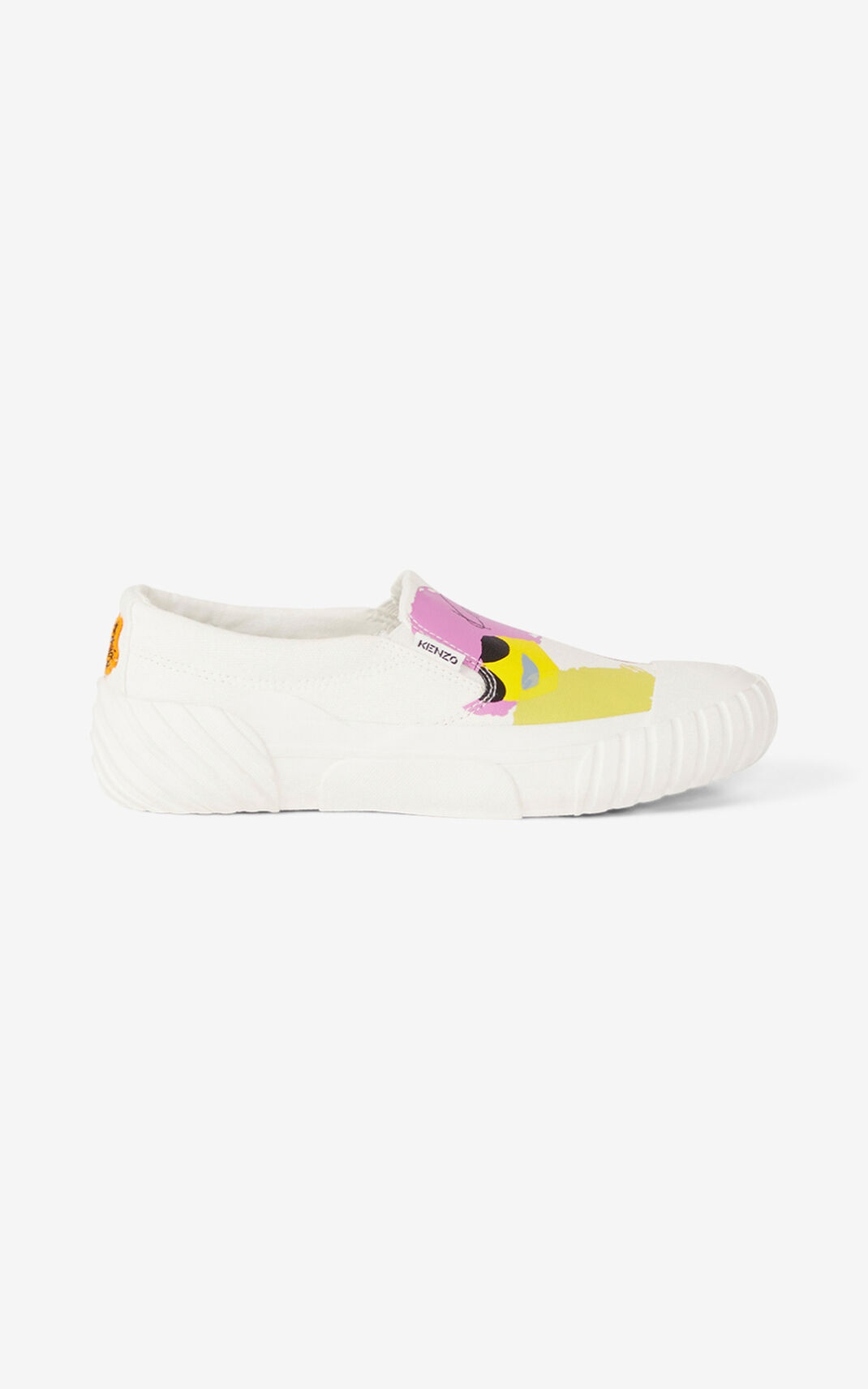 'Kenzo Tribute' slip-on canvas trainers - 1
