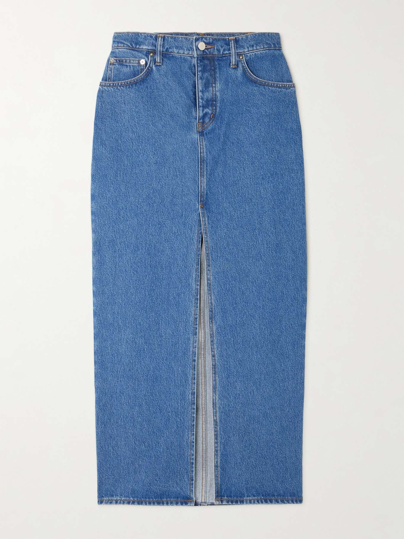 Organic denim maxi skirt - 1