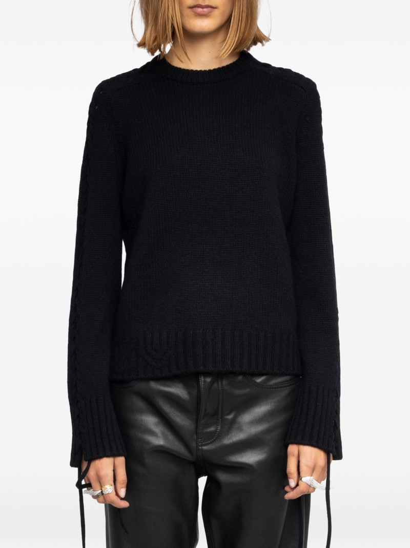 Malty sleeve tie sweater 4