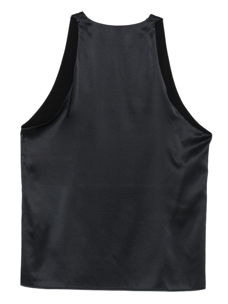 armarium halterneck satin tank top outlook