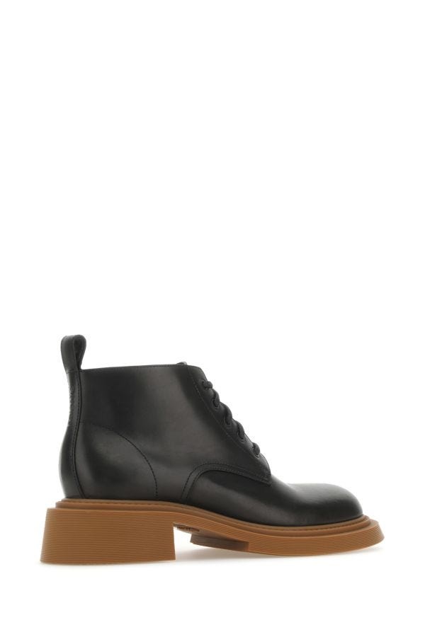 Loewe Man Black Leather Ankle Boots - 3