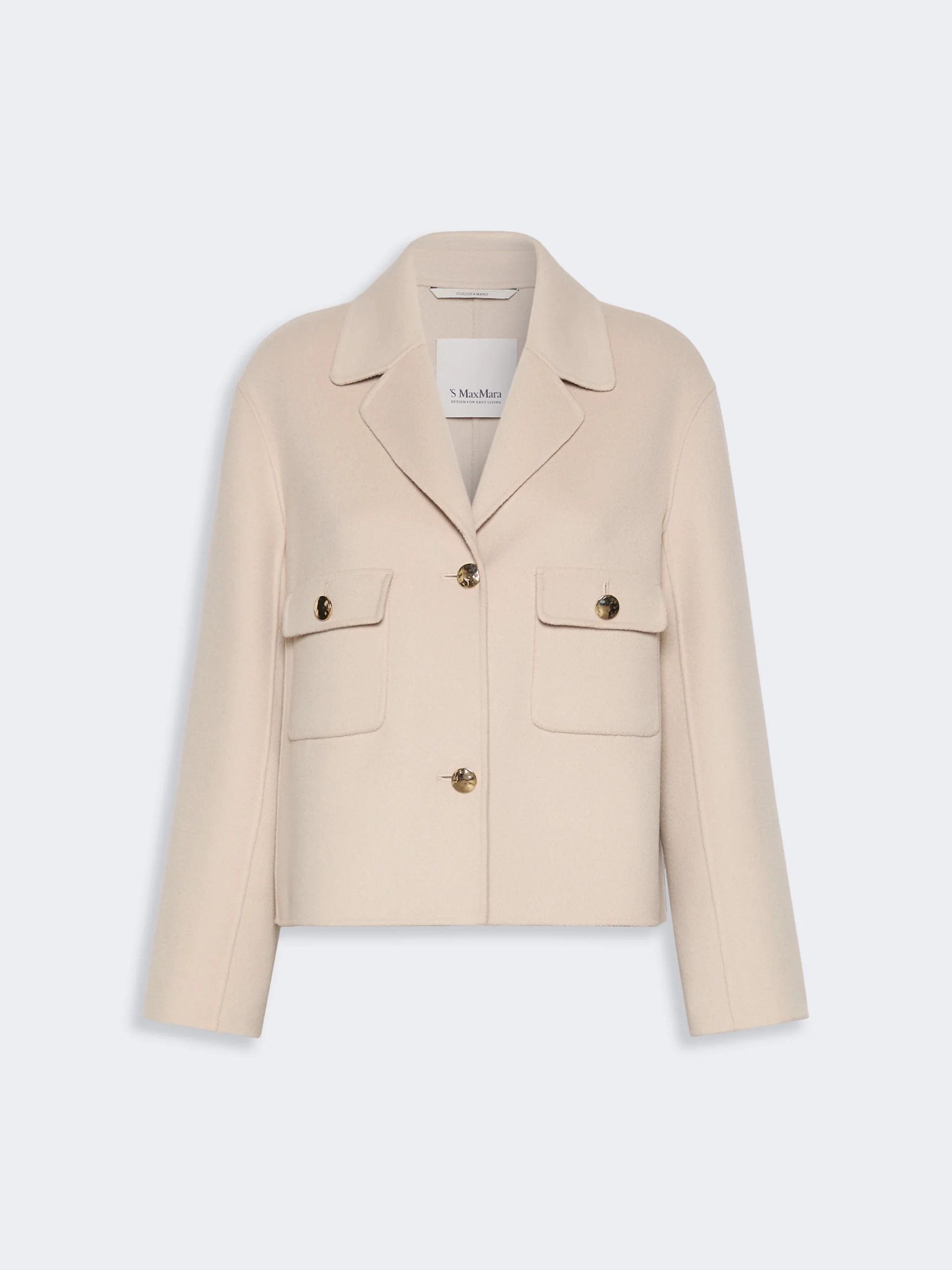 SORRISO Double wool drap jacket - BEIGE - 1
