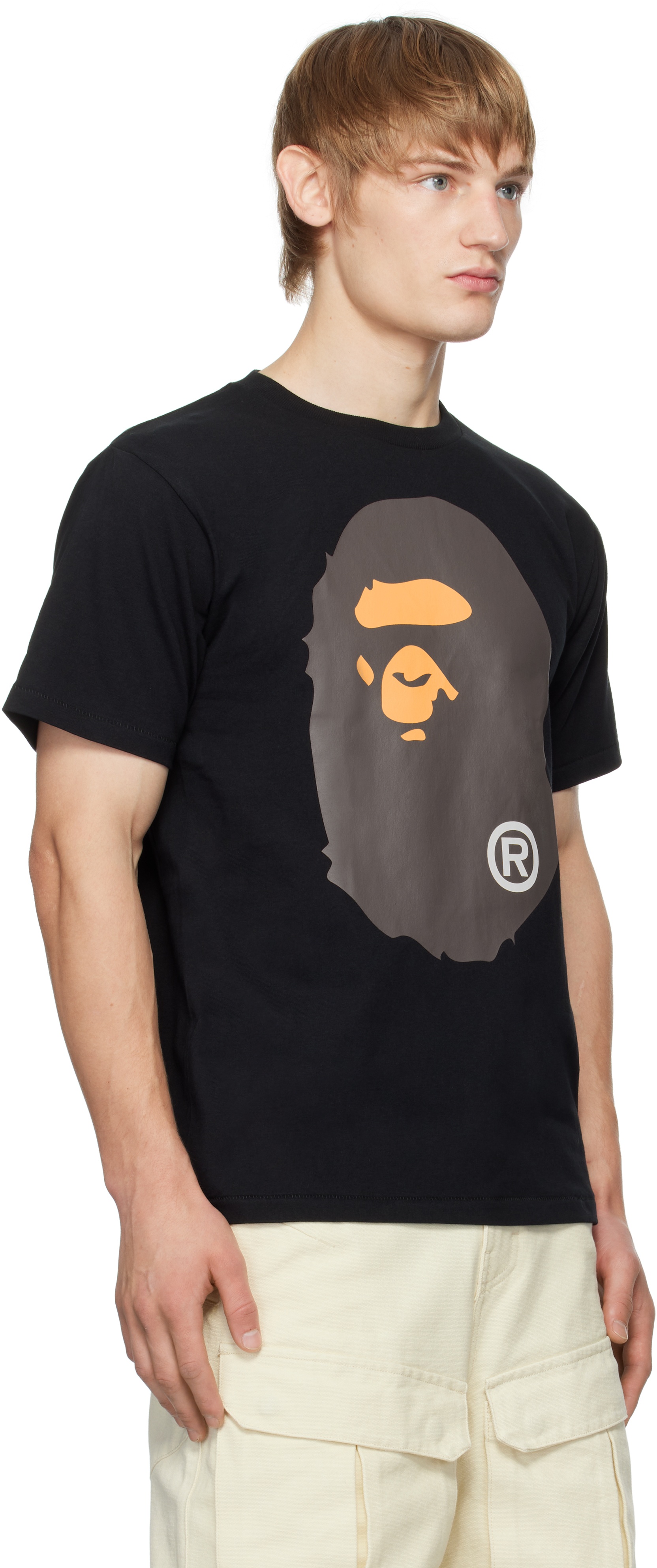 Black Big Ape Head T-shirt - 2