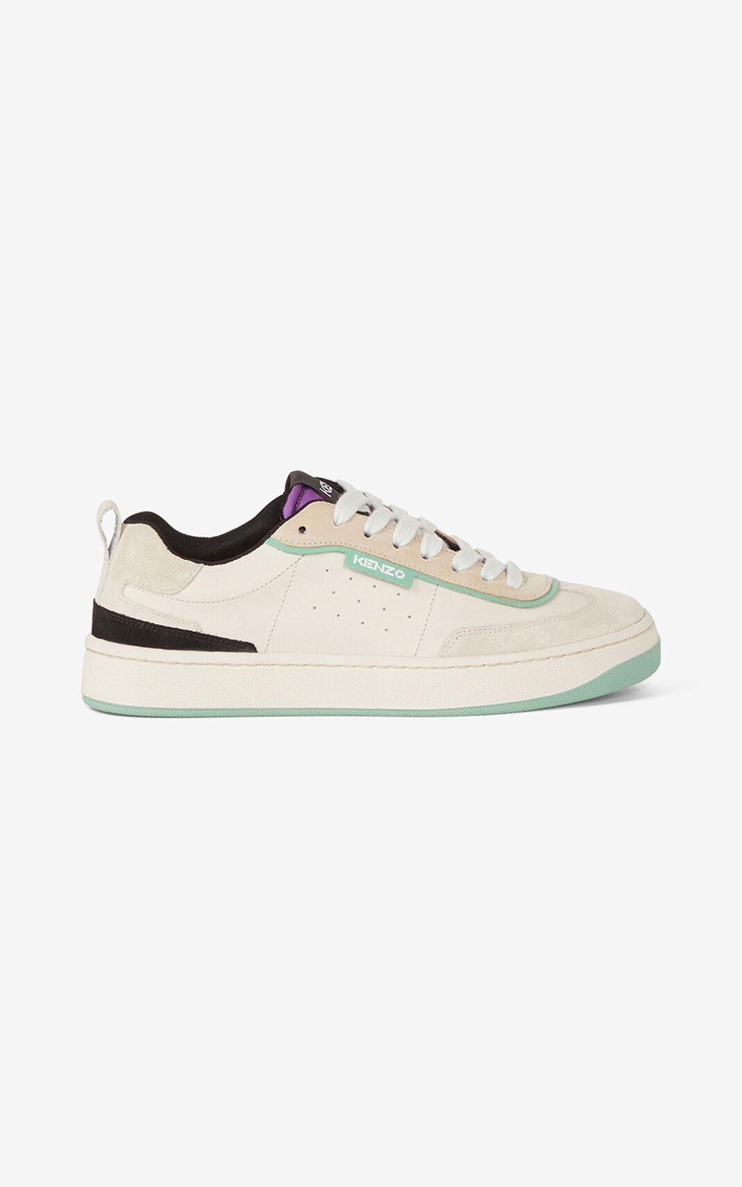 KENZO Kourt 80 leather trainers - 1