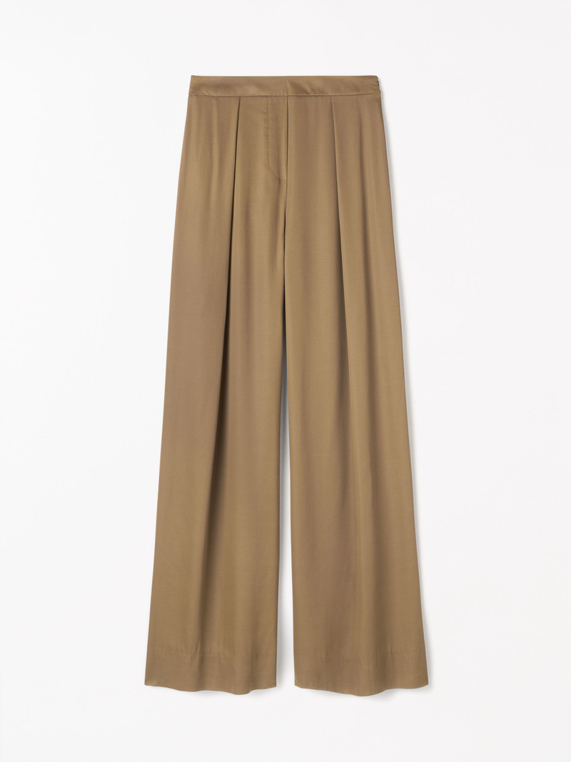 Cora Wide Viscose Trousers 1