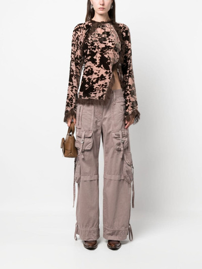 Acne Studios abstract-pattern print blouse outlook