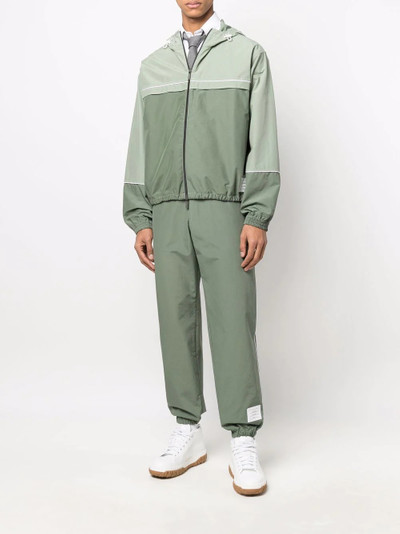 Thom Browne logo-patch track pants outlook