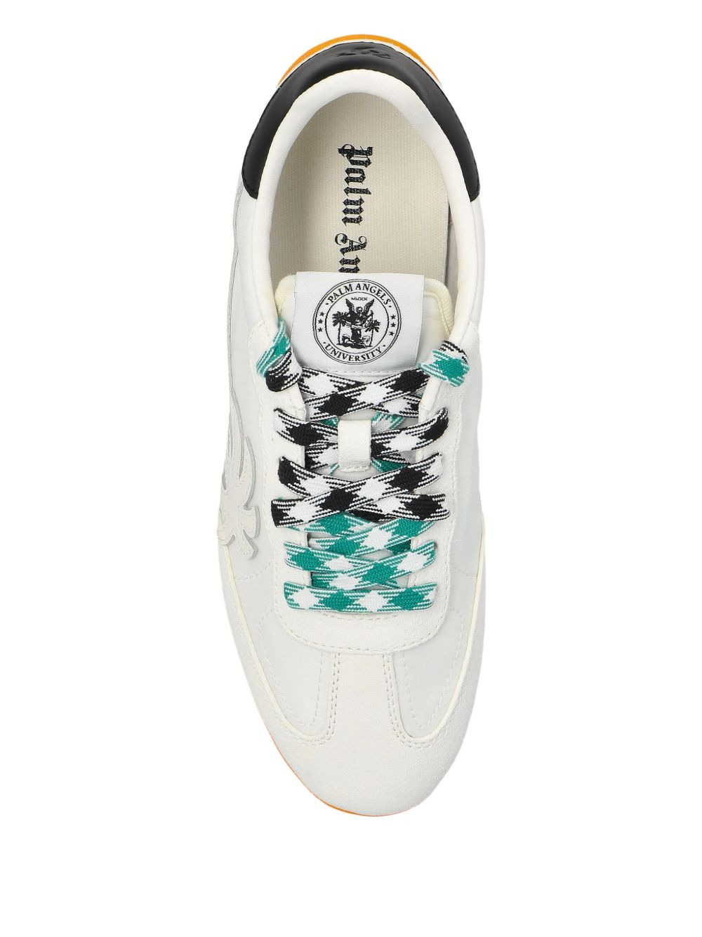 palm tree lace-up sneakers - 3