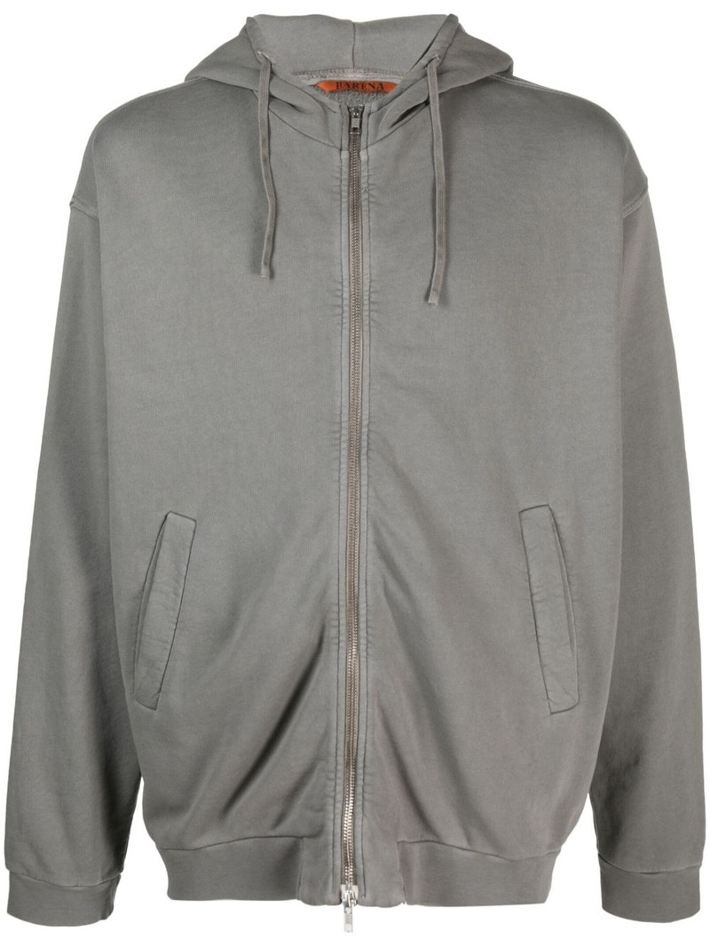 zip-up cotton hoodie 1