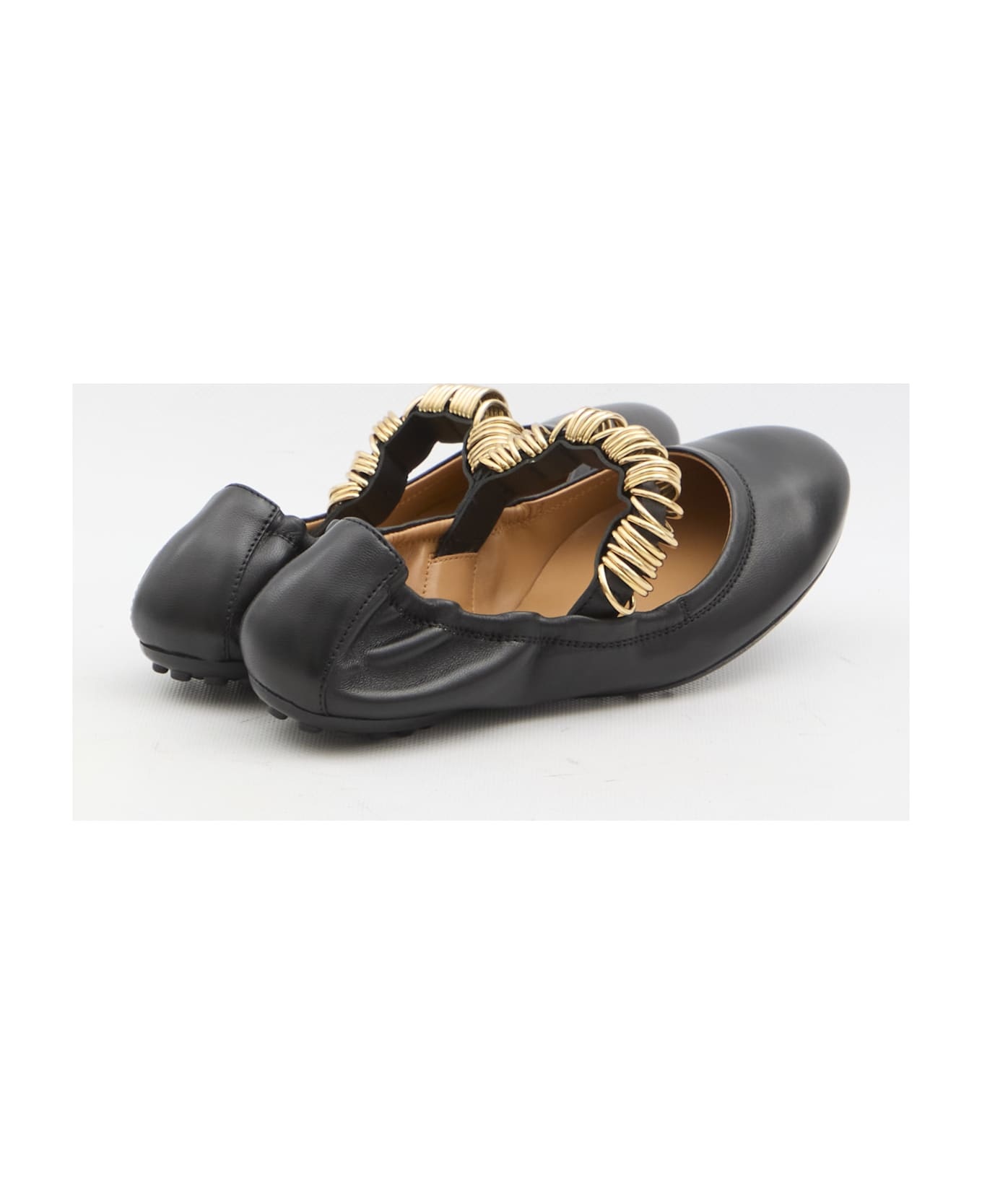 Ballet Flats Wit Eyelets - 3