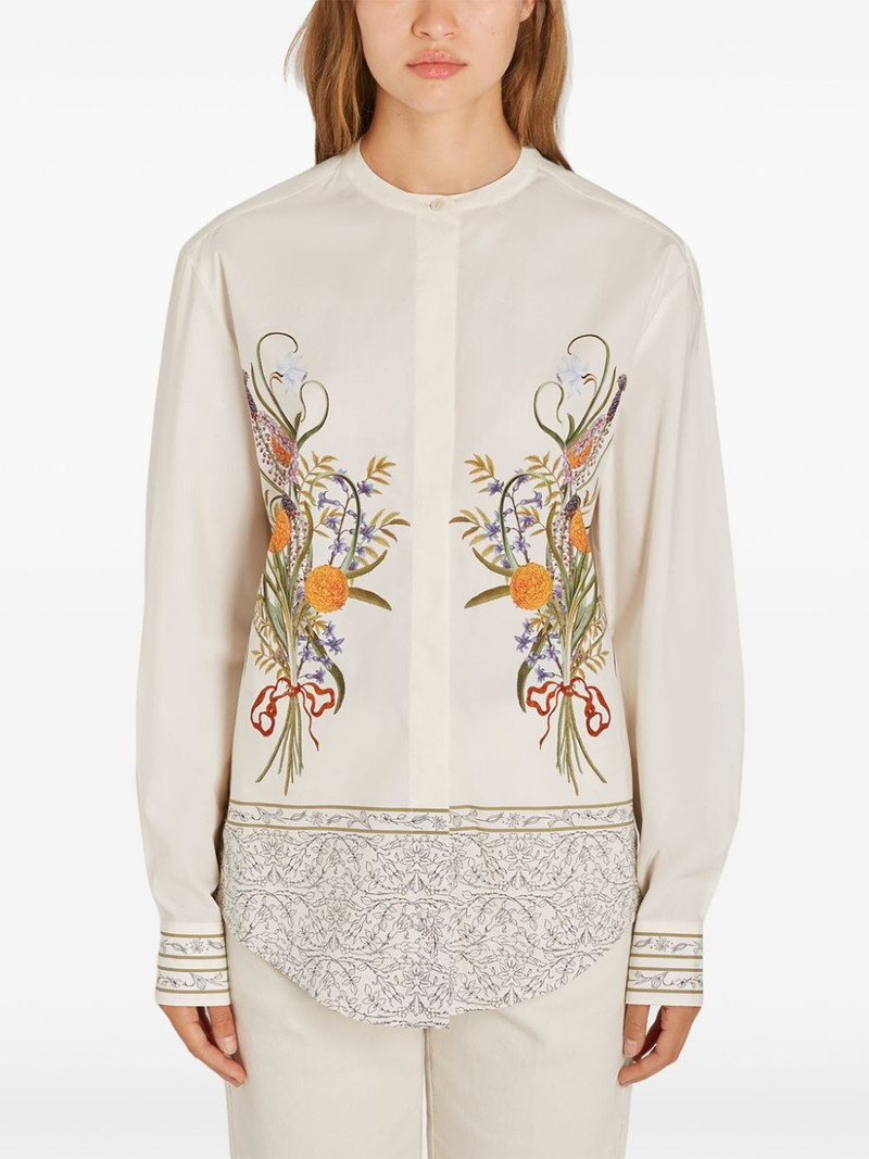 GIAMBATTISTA VALLI Marigold Bouquets blouse outlook