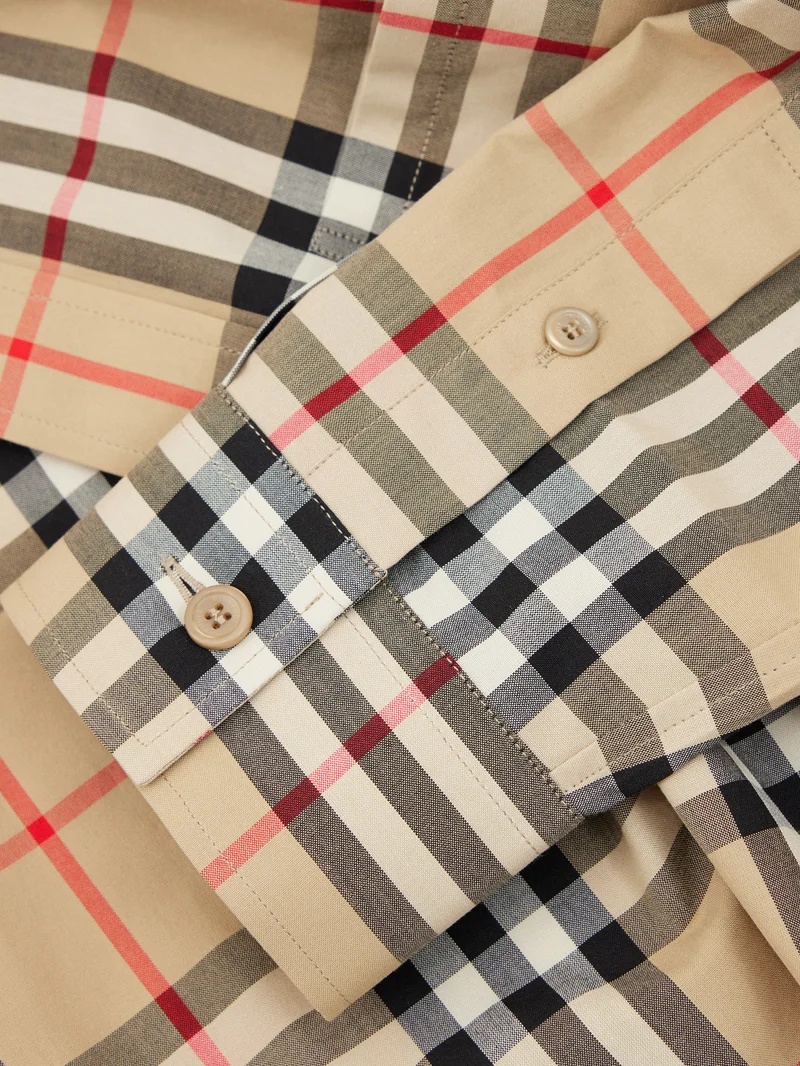 Vintage check cotton shirt - 4