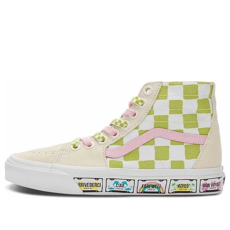 Vans Emma Mulholland on Holiday x SK8-HI 가늘게 한 'Whimsical Checkerboard' VN0A5KRU6GL - 1