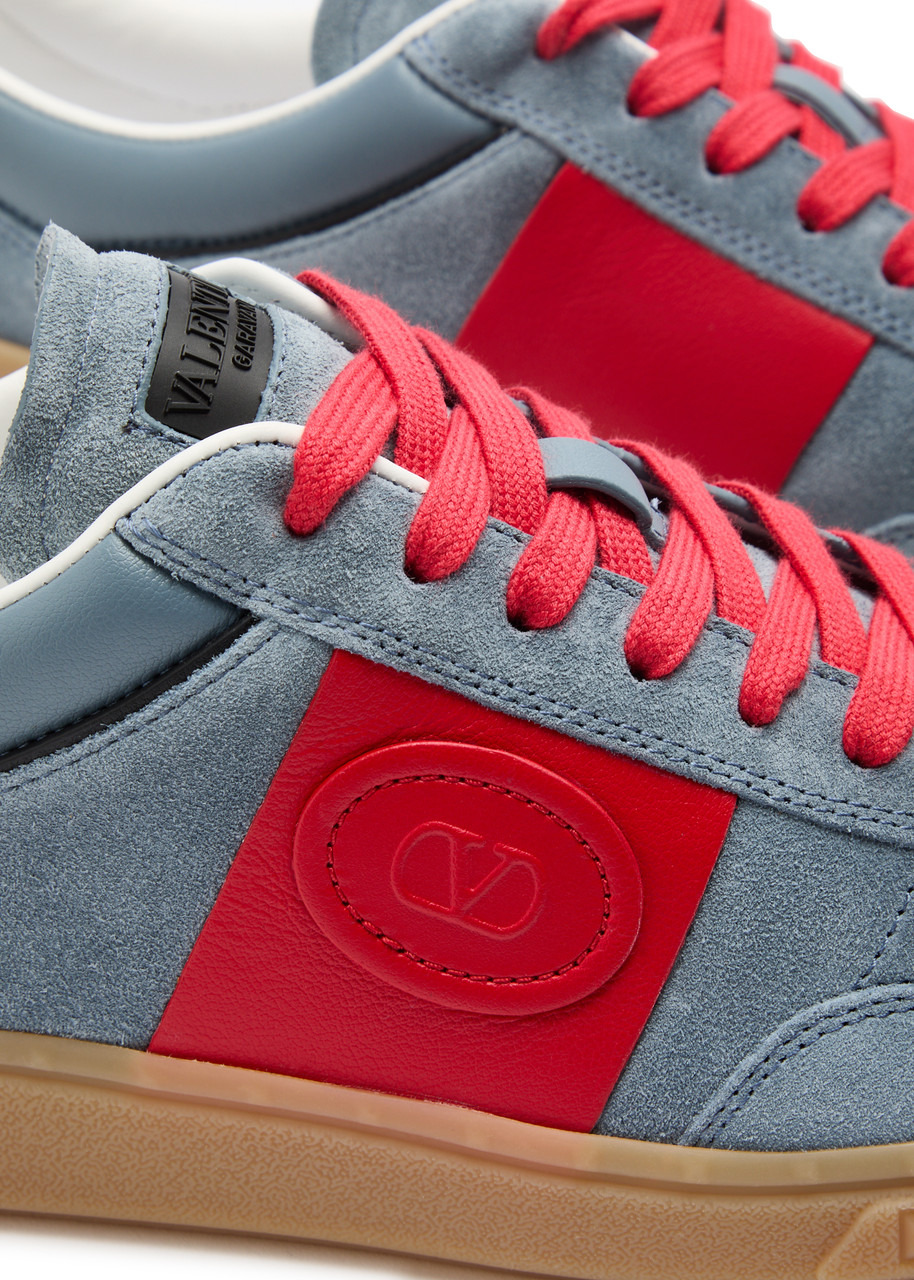 Valentino Garavani Upvillage Panelled Suede Sneakers - 4