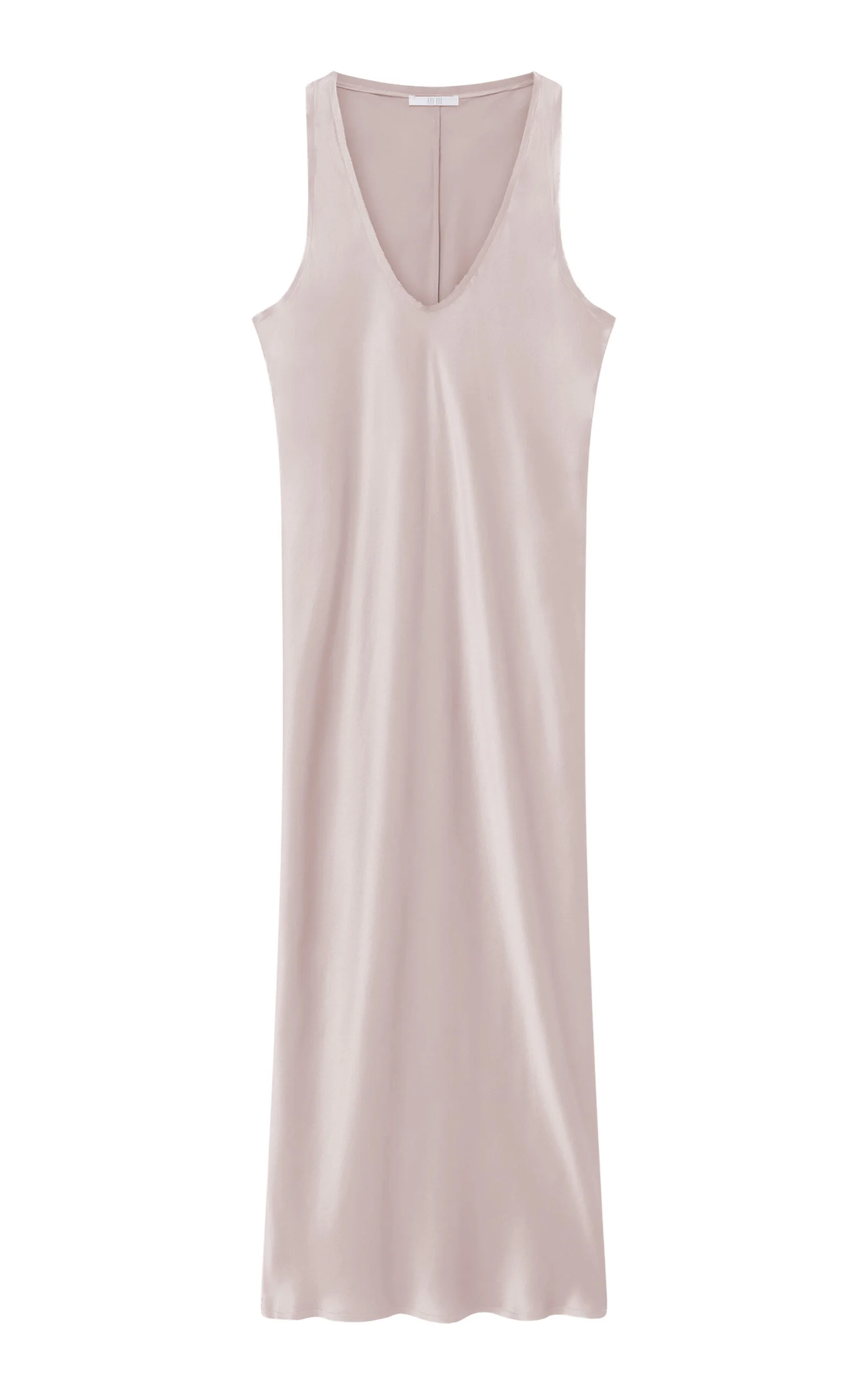 Anna Silk Midi Dress - 1