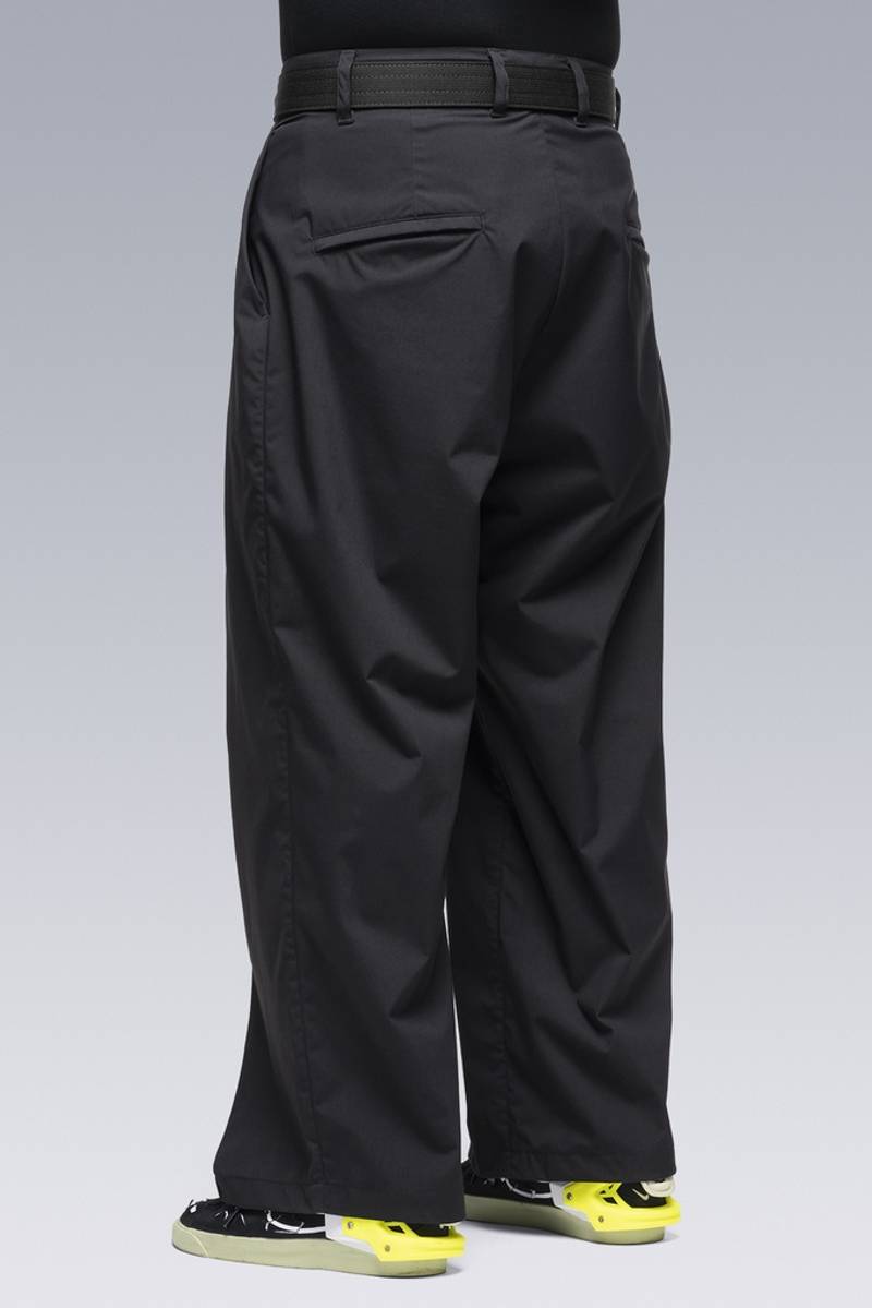 P45-E Encapsulated Nylon Single Pleat Trouser Black 8