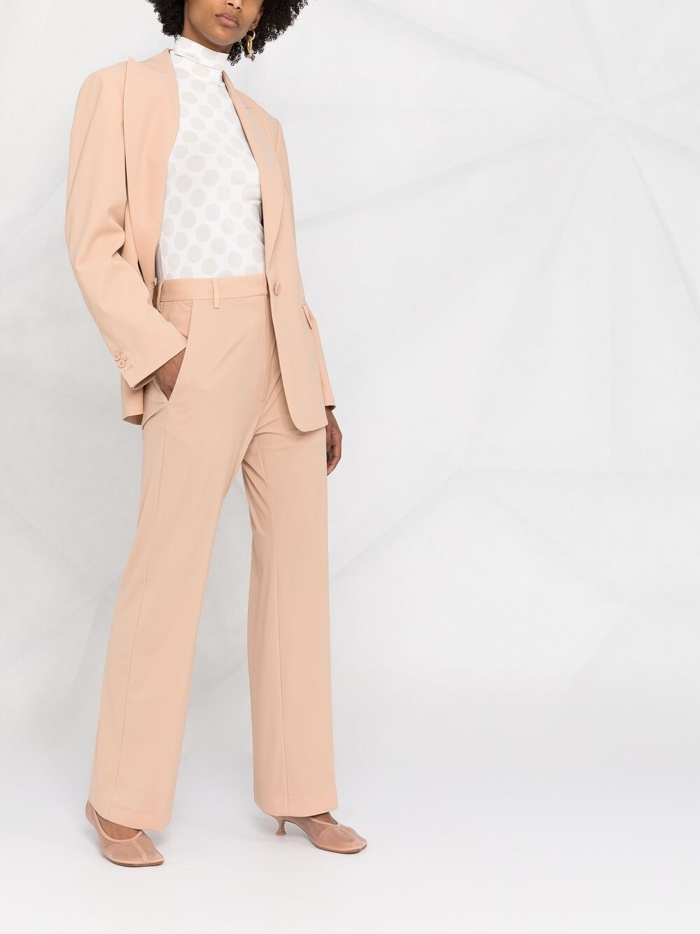 straight-leg trousers - 4
