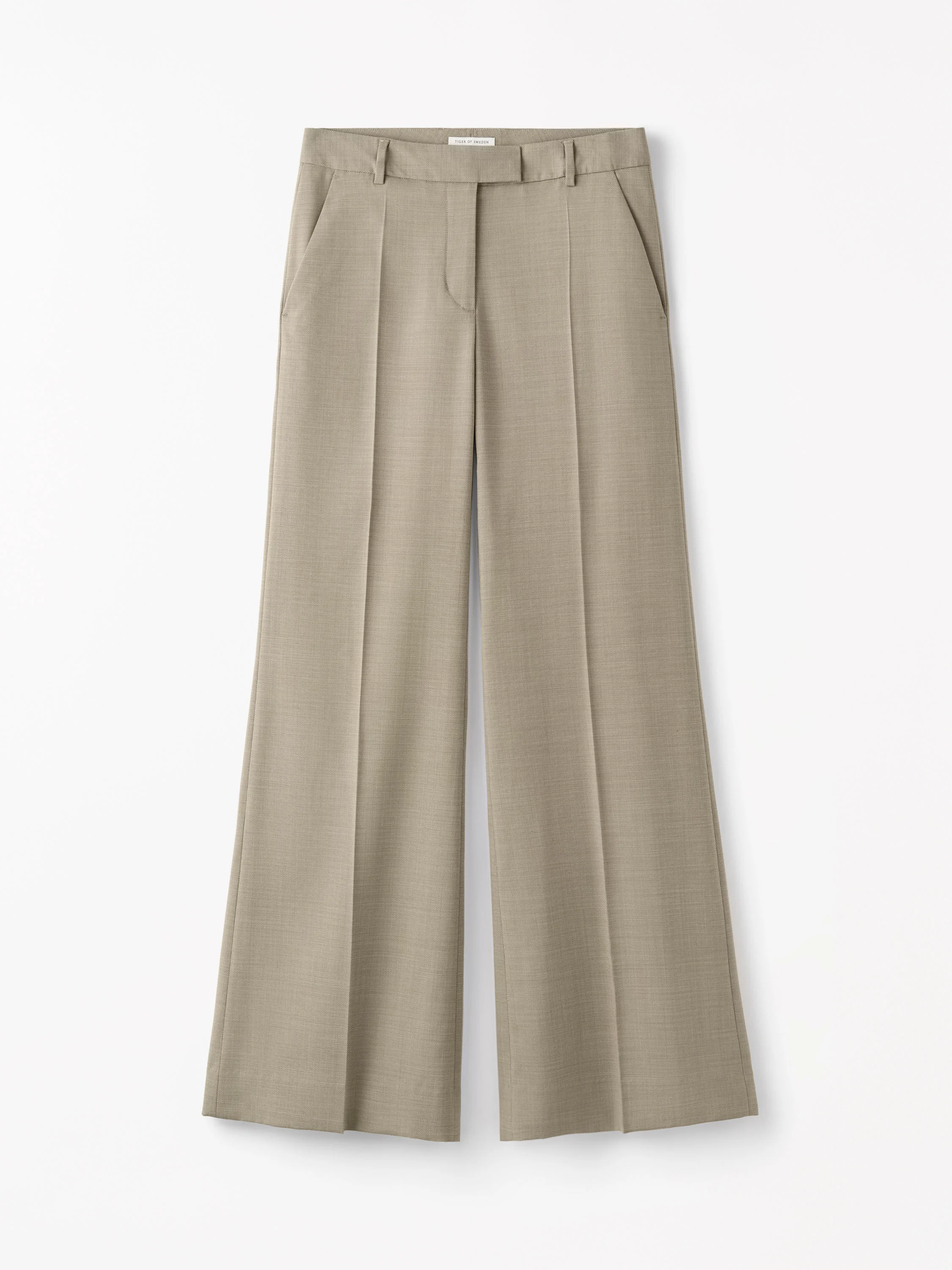 Hedvi Flared Wool Trousers - 1