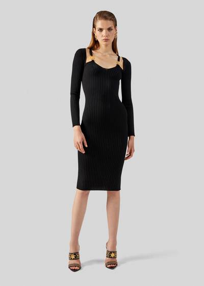 VERSACE Medusa Accent Knit Dress outlook