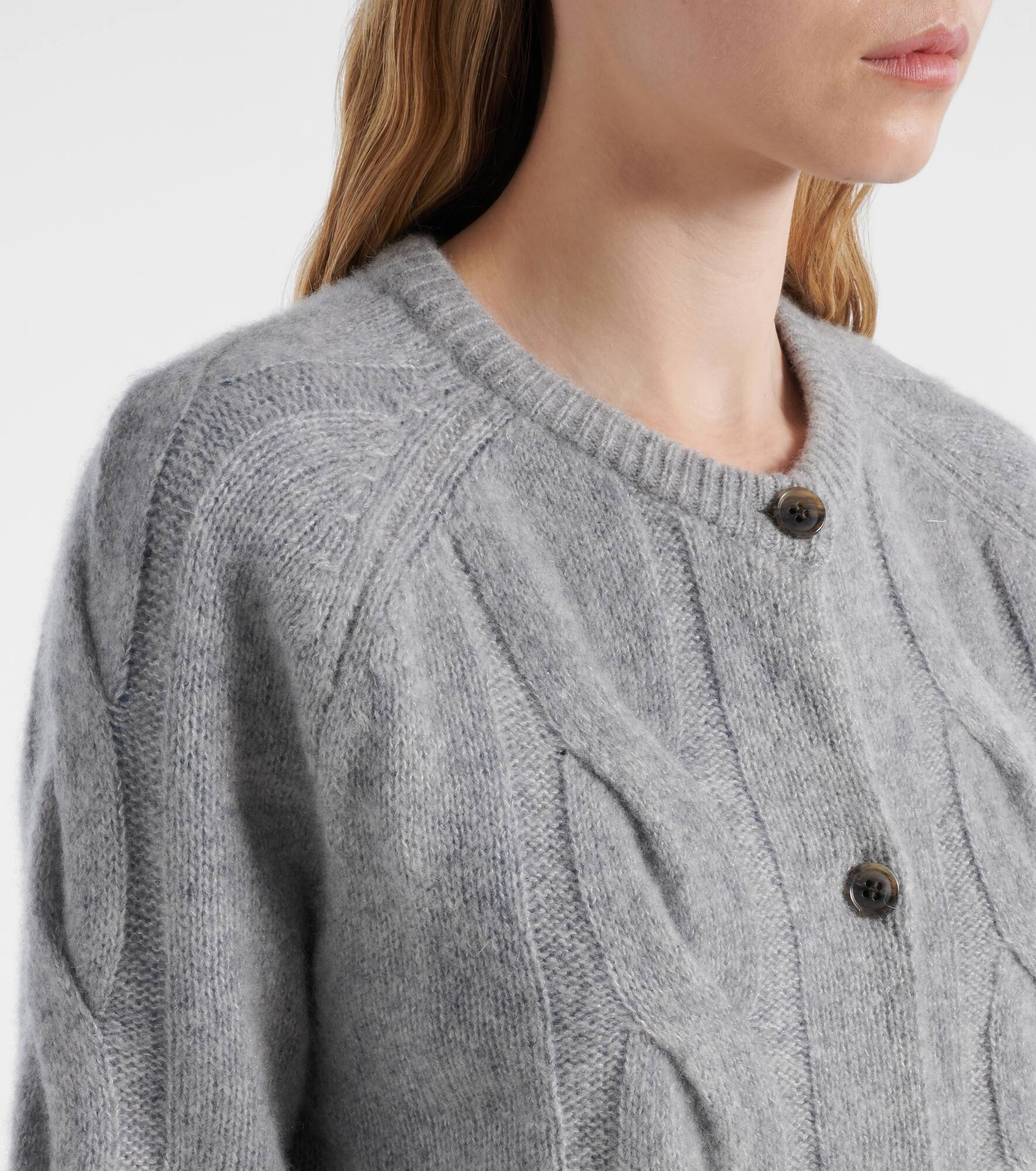 Gwyneth cable-knit cardigan - 4