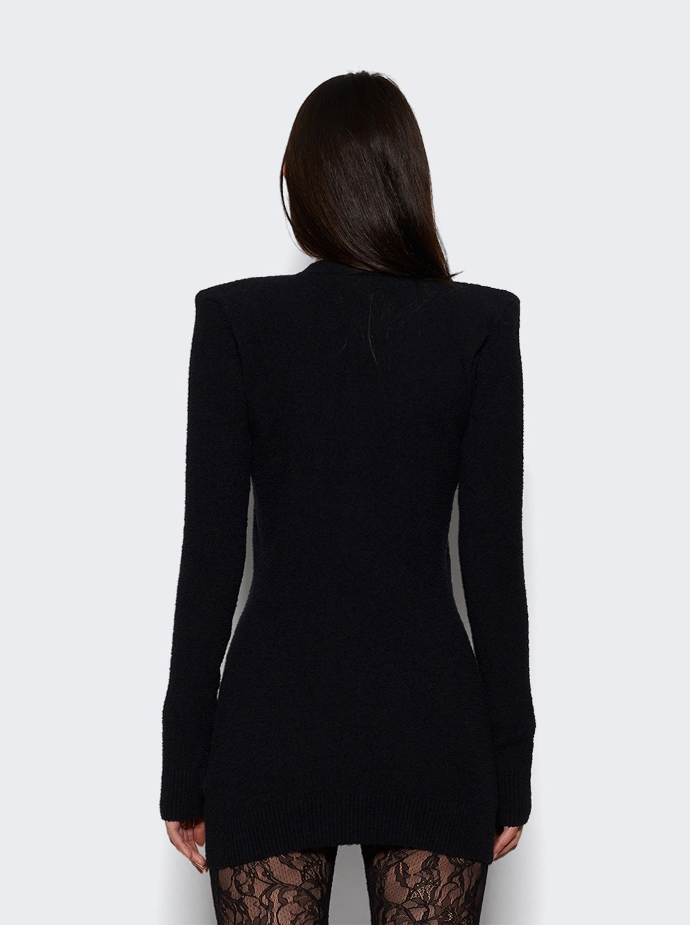 Knit Cardigan Black - 4