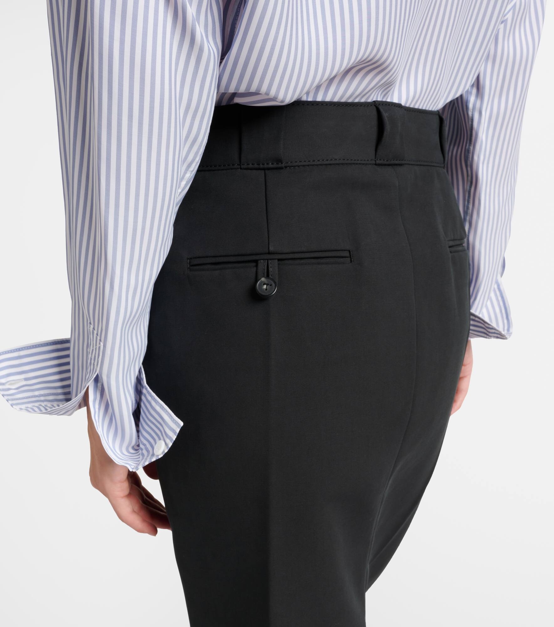 Cotton midi skirt - 5