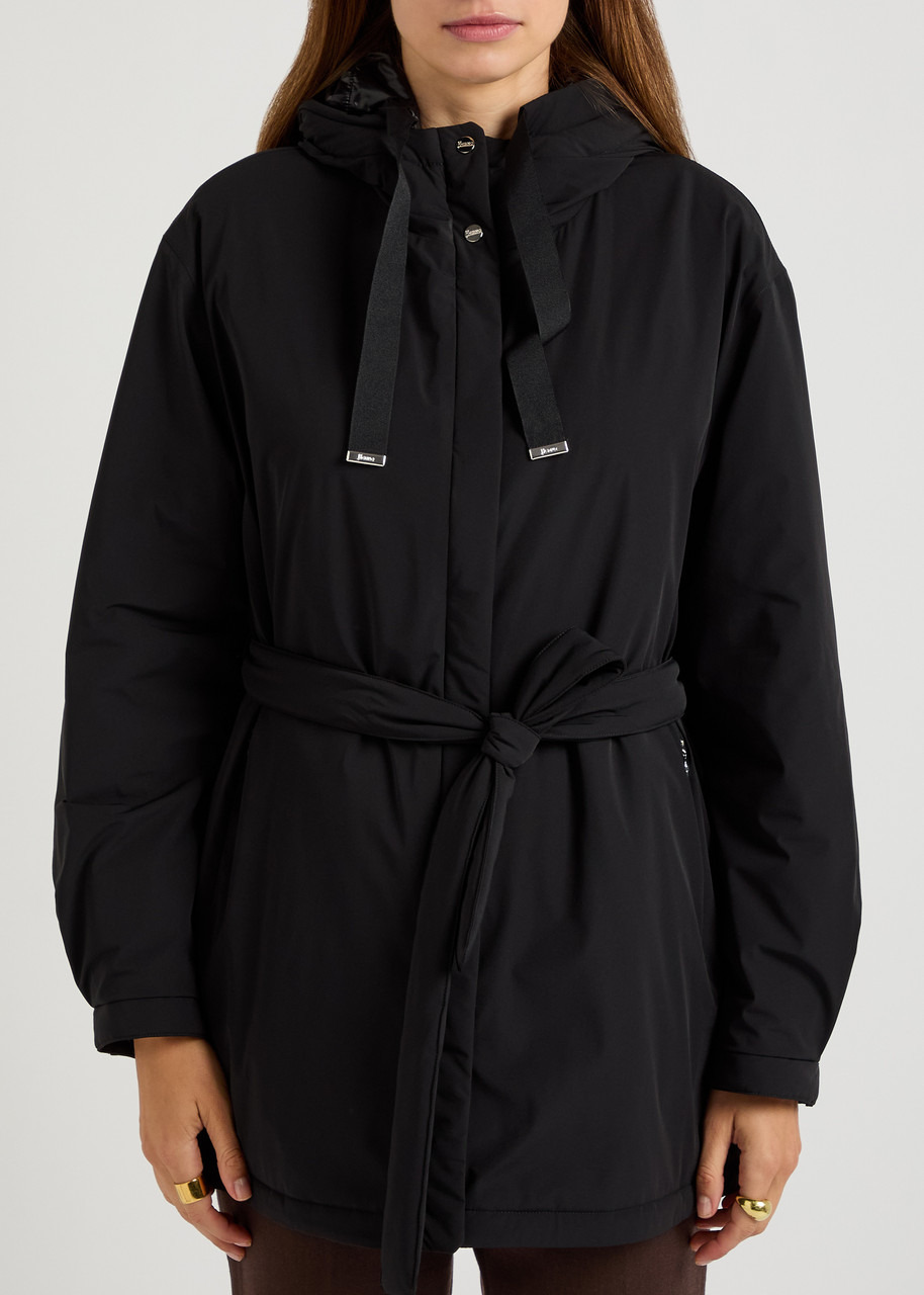 Herno Hooded Belted Shell Jacket - 2