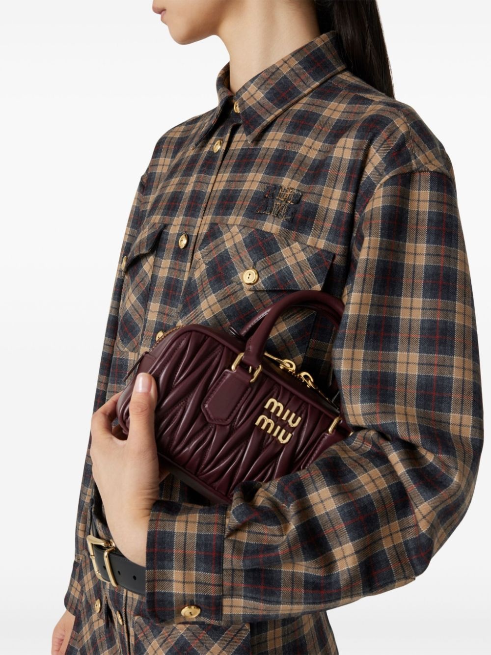 tartan wool shirt - 4