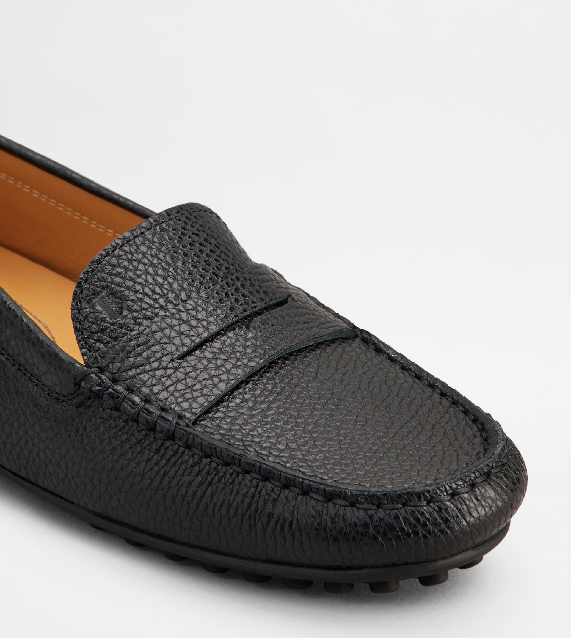 CITY GOMMINO DRIVING SHOES IN LEATHER - BLACK - 6