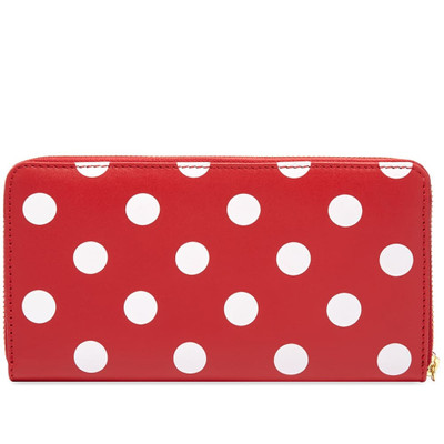 Comme Des Garçons Comme des Garcons Sa0111Pd Dots Printed Leather Zip Wallet outlook