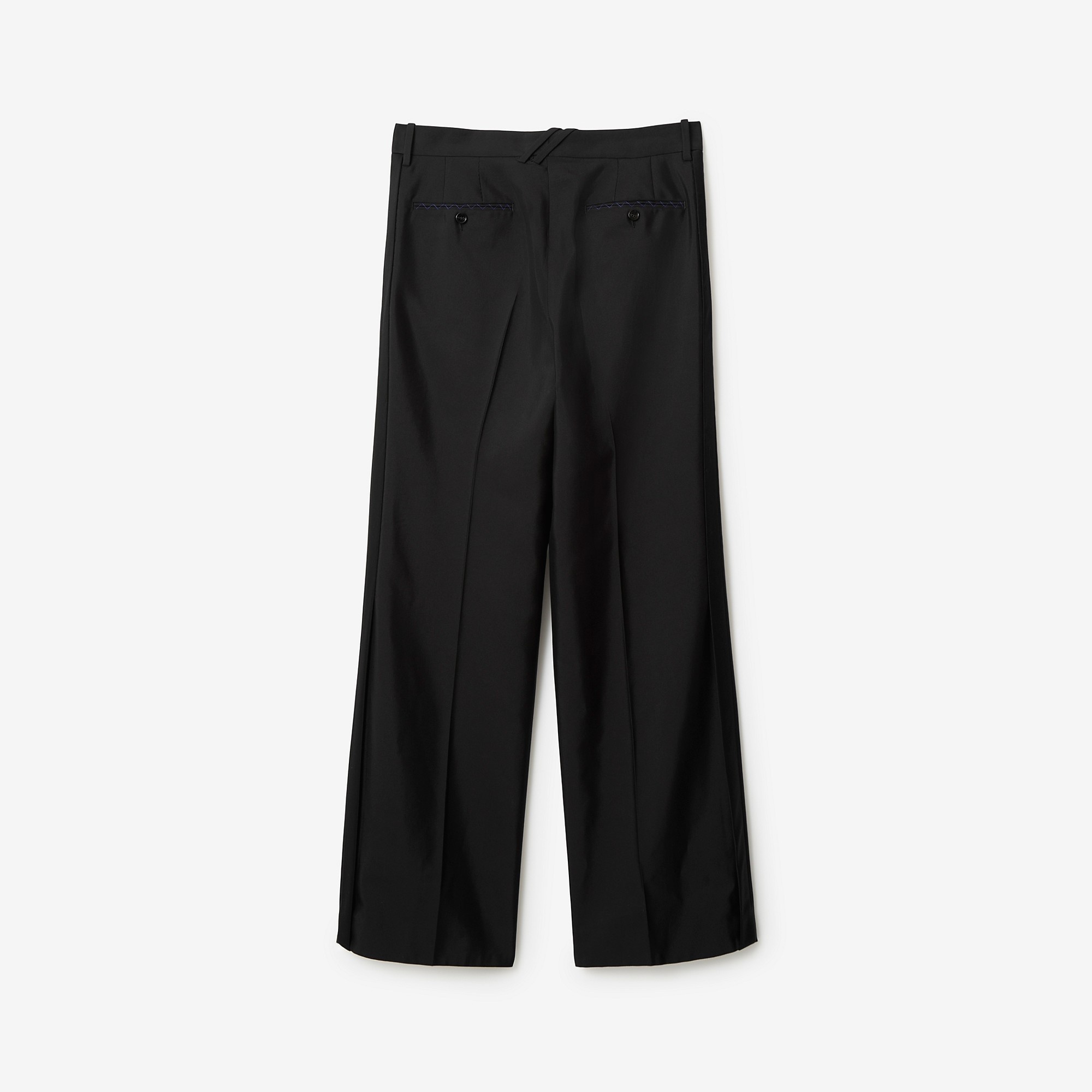 Wool Silk Tailored Trousers - 5
