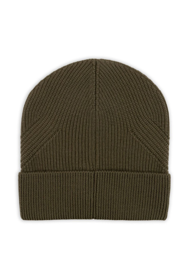 Moncler ribbed-knit beanie hat outlook