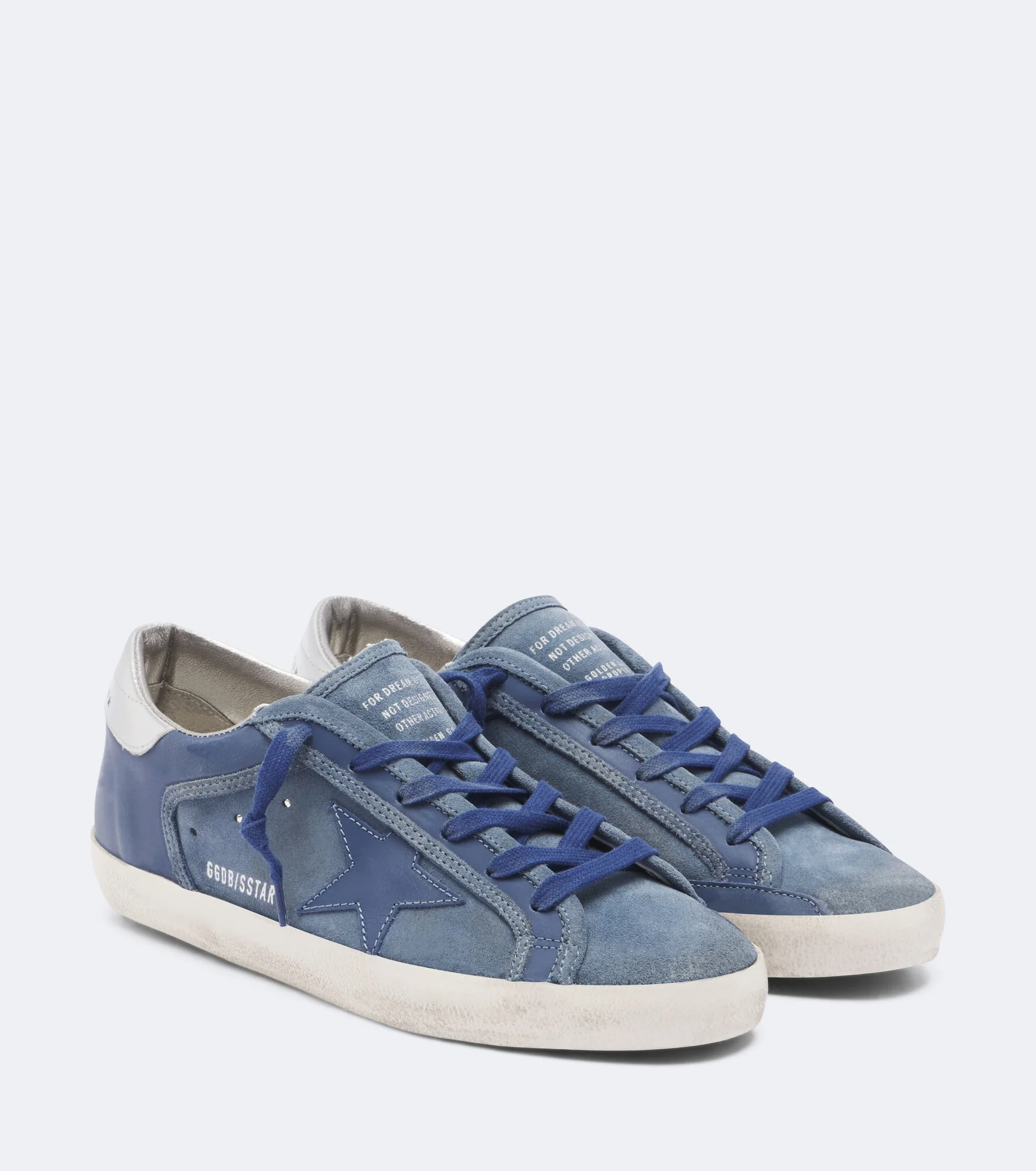 Super-Star leather and suede sneakers - 1
