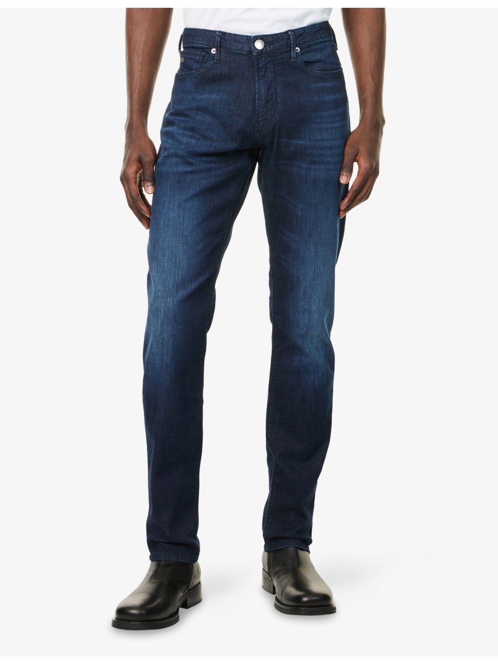 Mid-Rise Straight-Leg Denim Jeans - 3