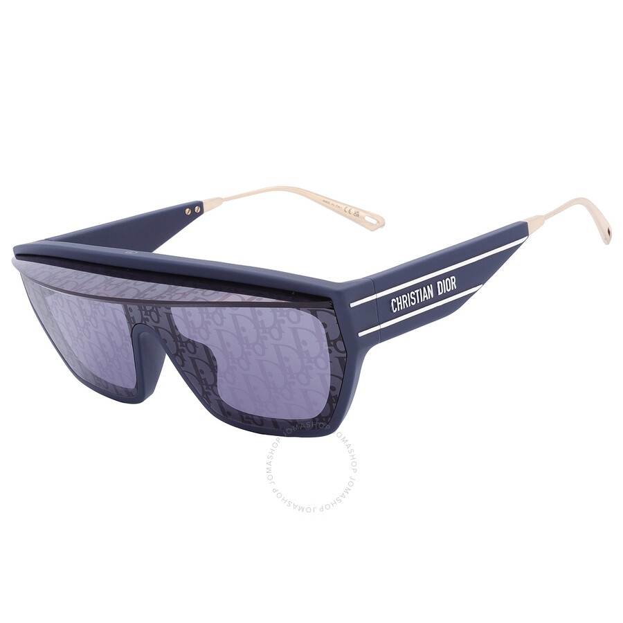 Dior DIORCLUB M7U Blue Logo Shield Sunglasses CD40152U 91X141 - 3