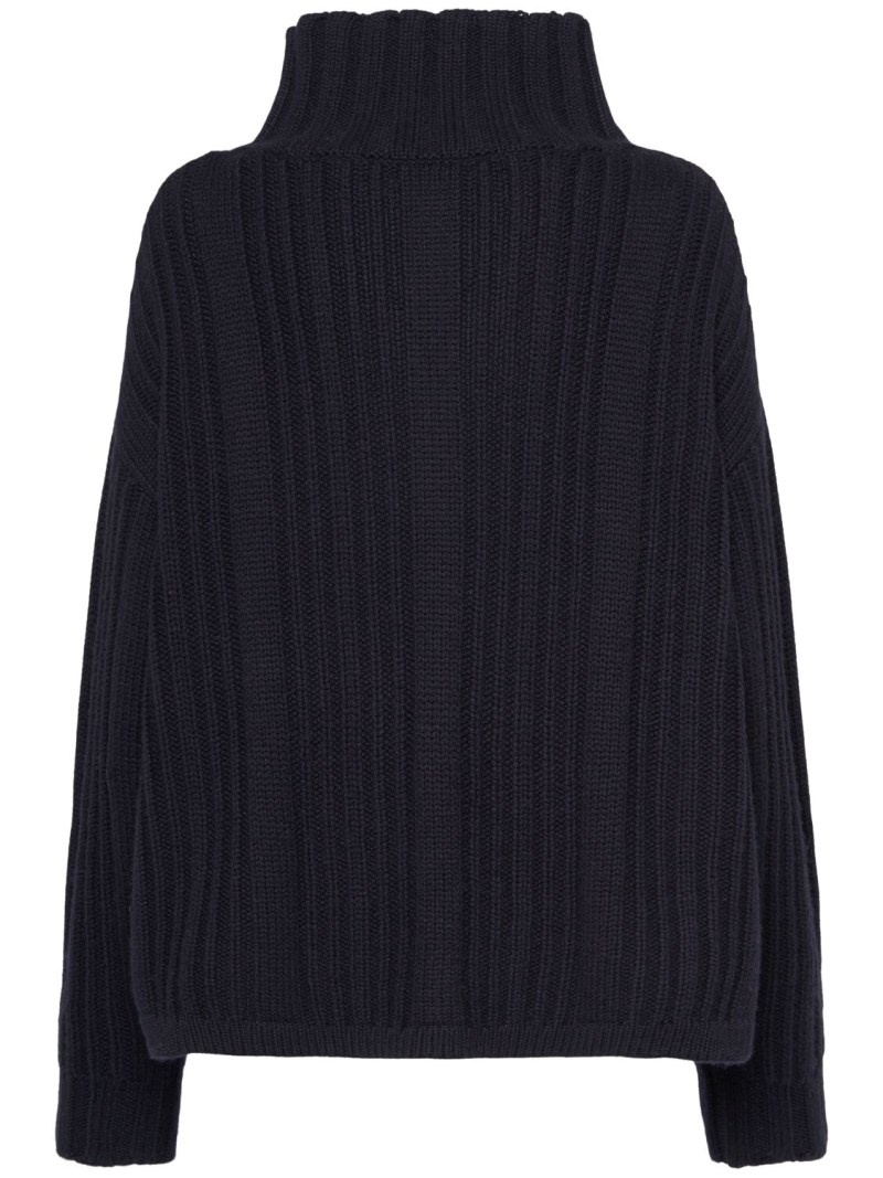 Vitalba wool knit turtleneck sweater - 4