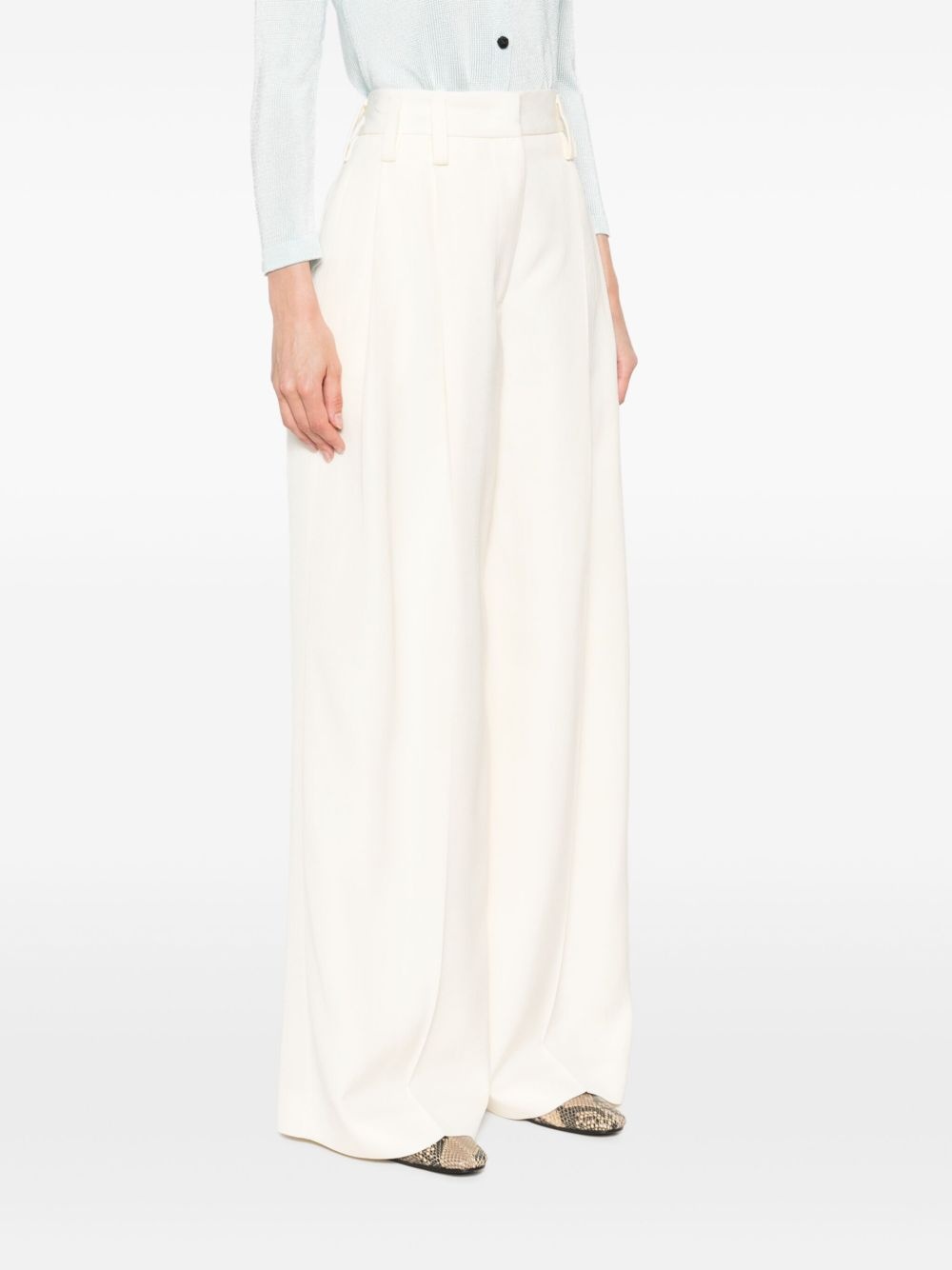 pleat-detailed trousers - 3