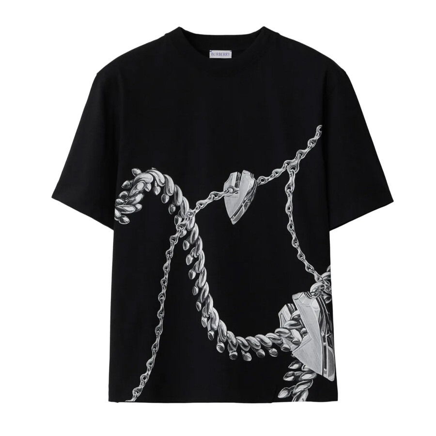 Burberry Shield Hardware Cotton T-Shirt - 4