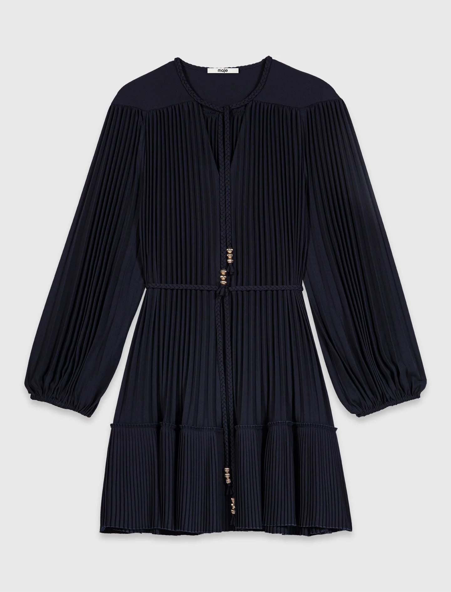 Short pleated dress - 1